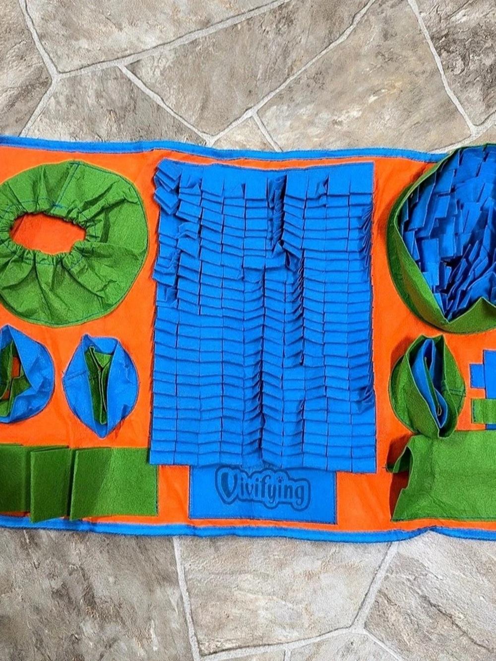 Vivifying Snuffle Mat for Dogs Blue & Green
